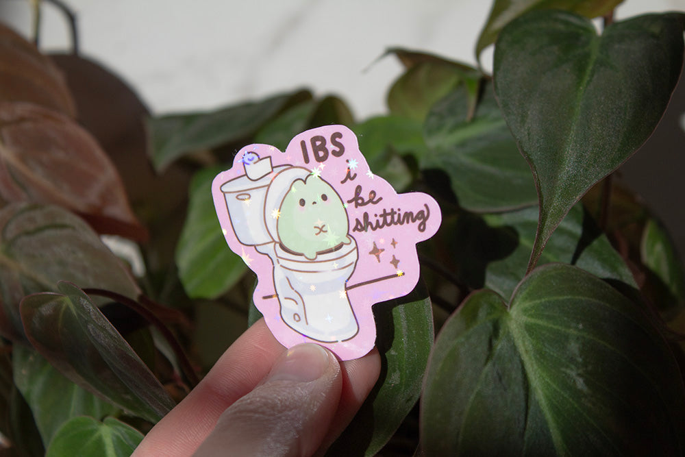 IBS I be shittin frog sticker