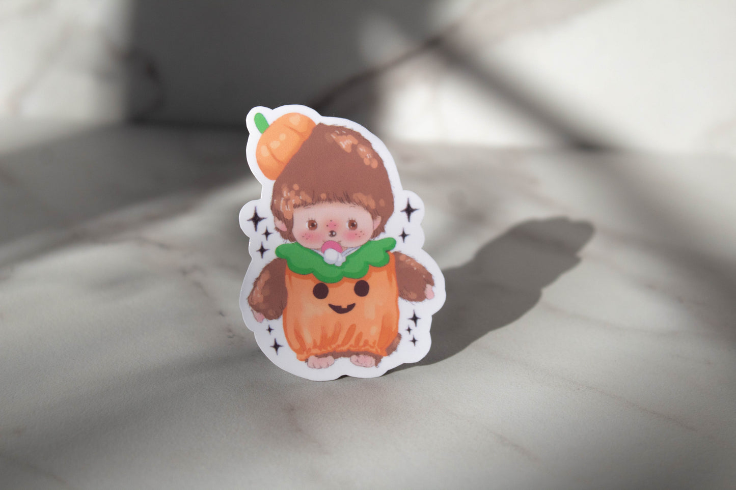 Pumpkin baby sticker